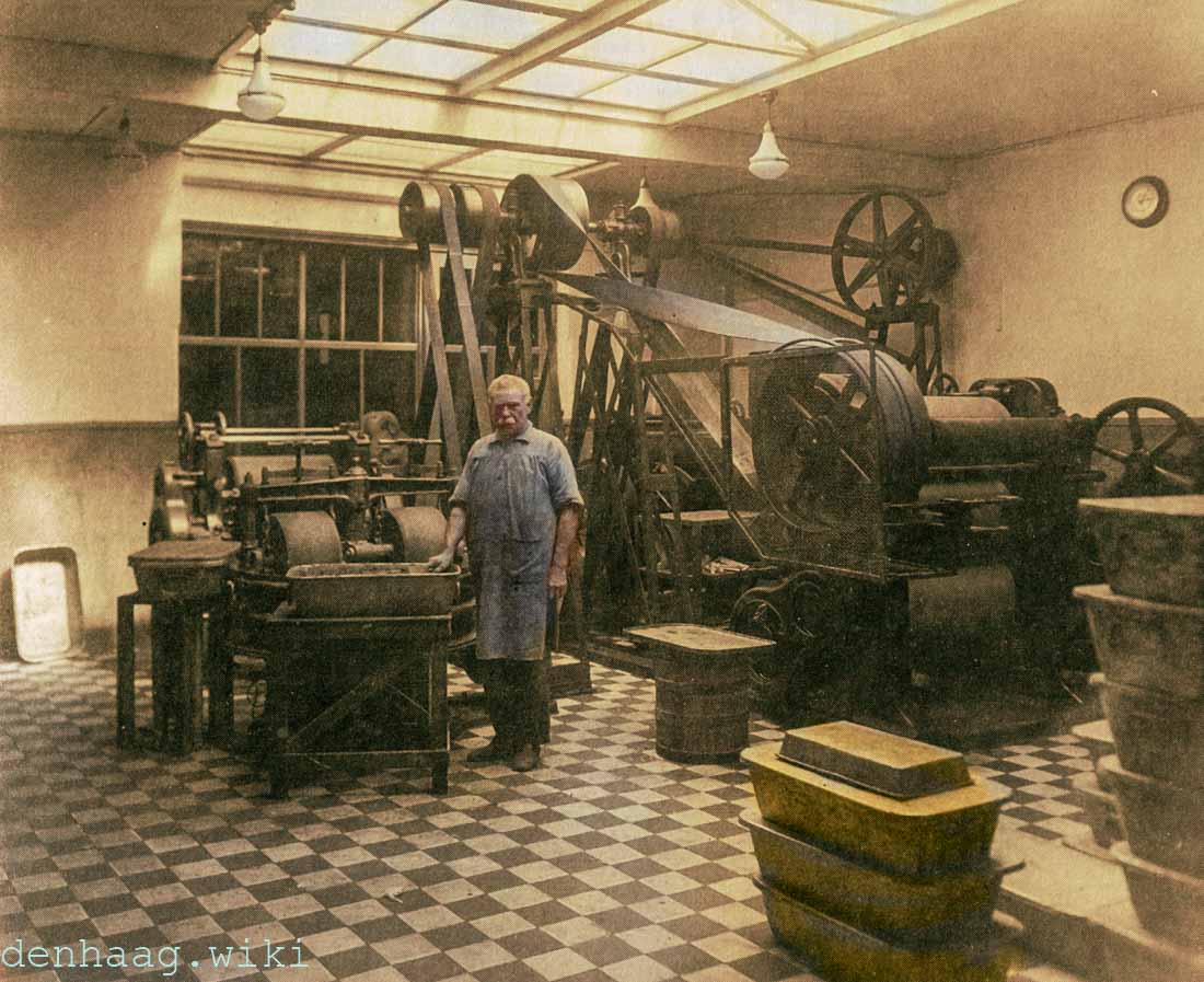 Chocolade machines met David van der Voorn in 1933.