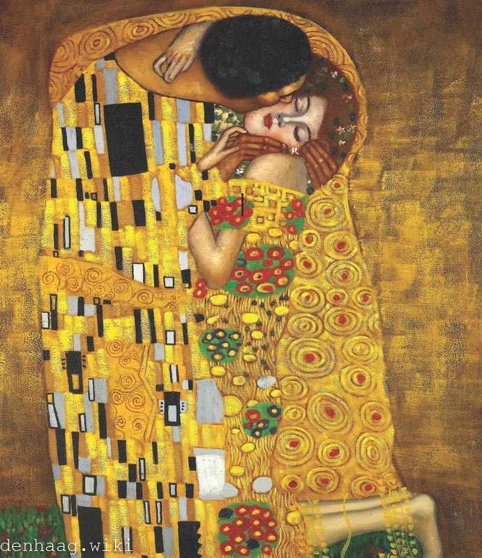 Der Kuss (Liebespaar) - De Kus - Gustav Klimt - 1908