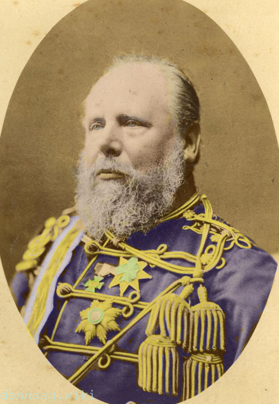 Koning Willem III in 1880.